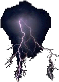 animated lightening and clouds